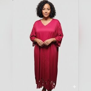 Women's Dark Maroon Dress